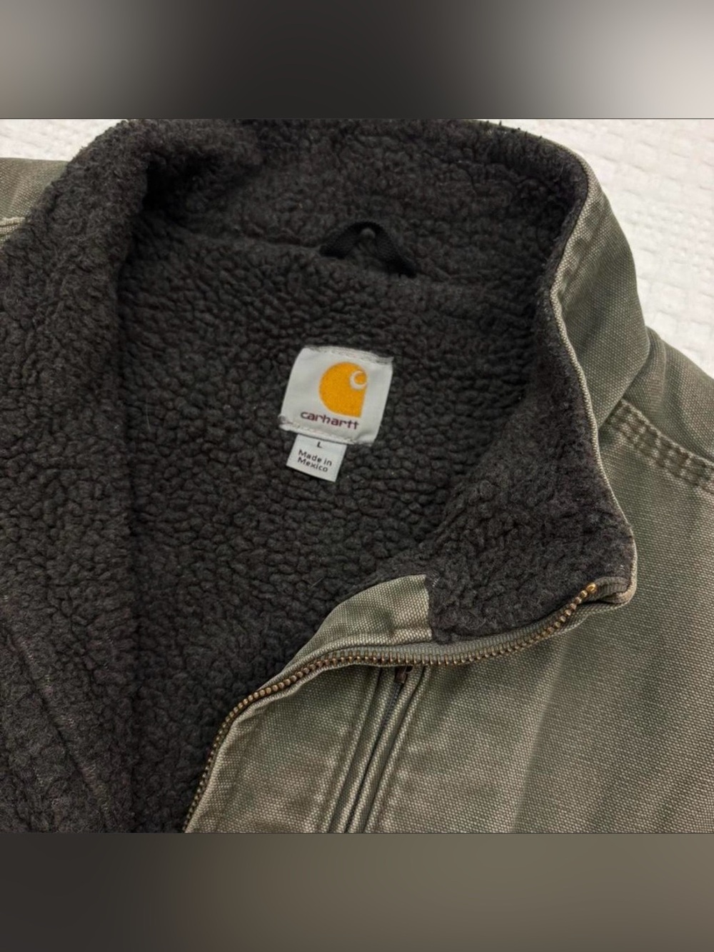 Vintage Carhartt Vest w Sherpa Lining